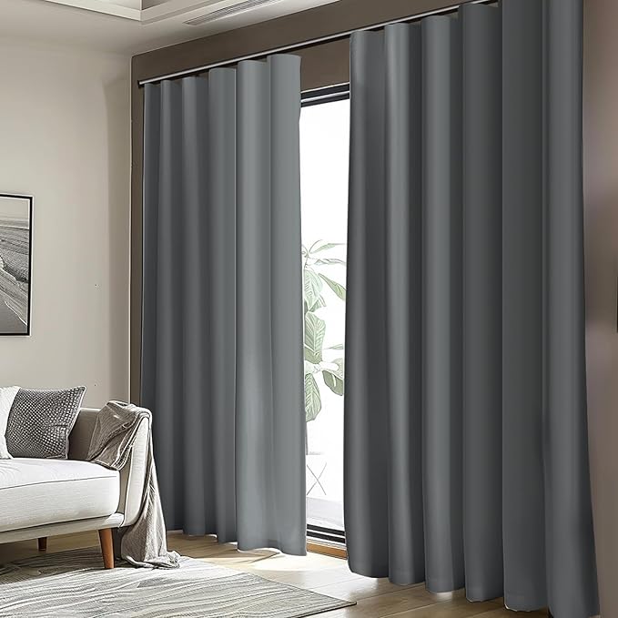 Cbsroro Room Divider Blackout Curtain Track Curtains Wall Dividers Panels Screen - Image 7
