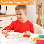 NIUBIER 15 Colors Craft Ink Pads, Washable Finger Stamp Pad - Image 6