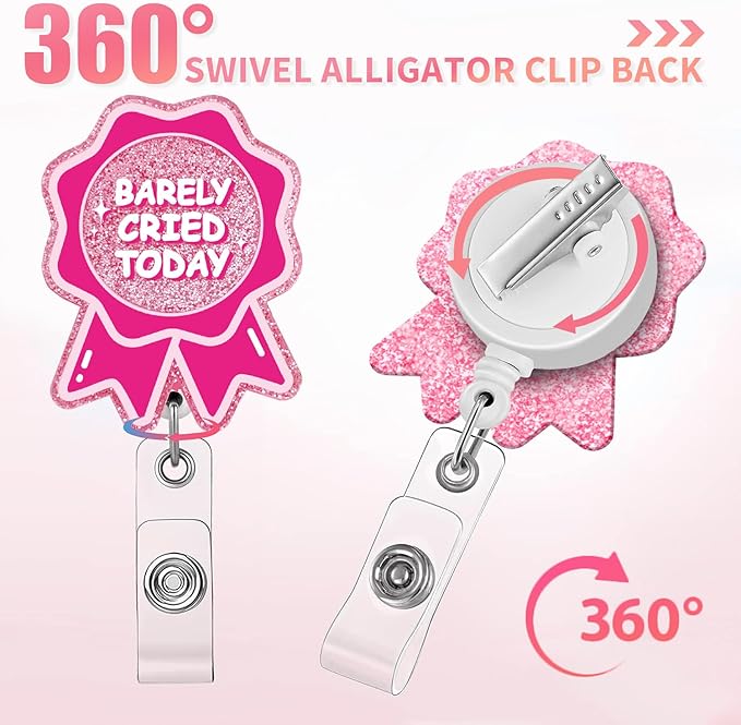 Aoryalps Retractable Badge Reel Holder Retractable - Image 4
