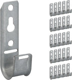 ICC 3/4-Inch Wall Mount J-Hook – 25-Pack, Cable Support Hooks Without Retainer by ICC