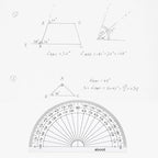 eBoot 28 Pack Clear 180 Degree Plastic Protractors - Image 5