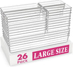 criusia large drawer organizer bins 26 pack | shown in use