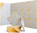 UNECHO 12 Pack 12" X 12" X 0.47" Acoustic Panels by UNECHOACOUSTIC