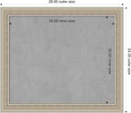 Amanti Art Silver Framed Magnetic Board 24x28 Medium Vision Board - Image 4