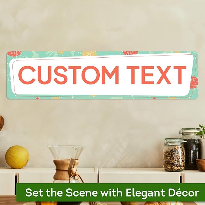 Custom Sign, Custom Street Sign, 11 Font Colors, 13 Font Styles, 4 Hole Options - Image 4