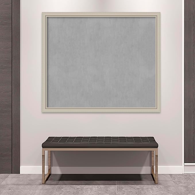 Amanti Art Silver Framed Magnetic Board 44x52 Oversize Vision Board - Image 5