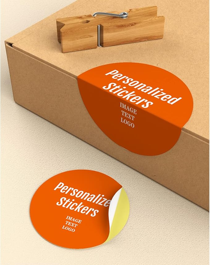 Custom Stickers for Business Logo & Personalized Stickers Text Name Image Photo - Image 7