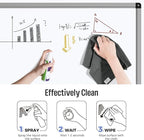 loukin 4 Pack Magnetic Whiteboard Cleaning Cloth, Dry Erase Cleaning Cloth - Image 4
