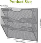 EasyPAG 3 Pocket Mesh Wall File Organizer, Hanging Paper Folder Holder - Image 7