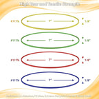 Bilinny Large Rubber Bands Heavy Duty, 1/2 LB, 7x1/8 inches, Made in USA - Image 3