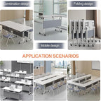 Conference Table for 4-10 People, Wooden Meeting Room Table - Image 3
