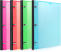 MAKHISTORY Telescoping 3 Ring Binder-4PCS, Flexible Binder by MAKHISTORY