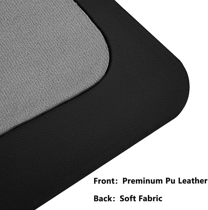 PU Leather Desk Pad Protector Gaming Mouse Pad Non Slip Desk Mat - Image 6