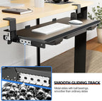 OUKMIC Large Height Adjustable Keyboard Tray - Image 6