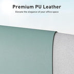 Aothia Leather Desk Pad Protector, Mouse Pad, Office Desk Mat, Non-Slip PU - Image 2