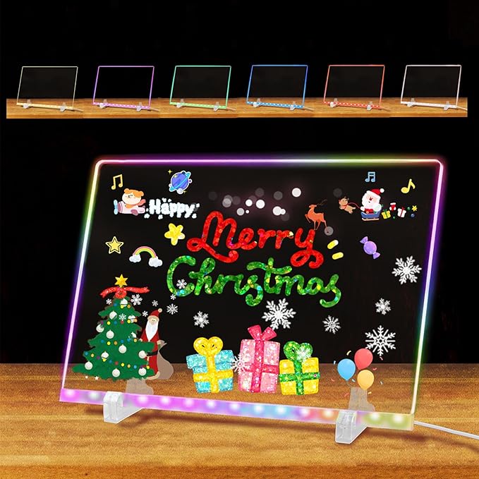 SetGame LED Drawing Board for Kids, 16 Inch Doodle LED Note Boards - Image 2