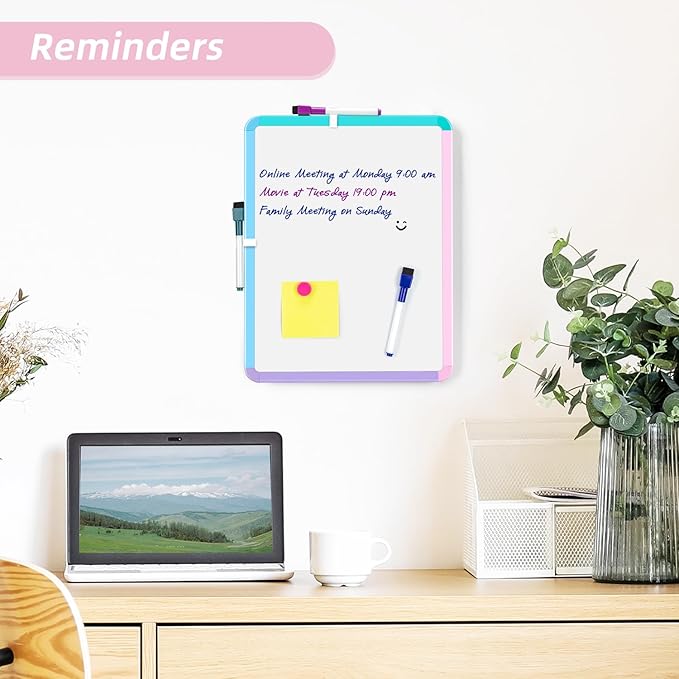 VUSIGN Small White Board Dry Erase, Mini Whiteboard - Image 3