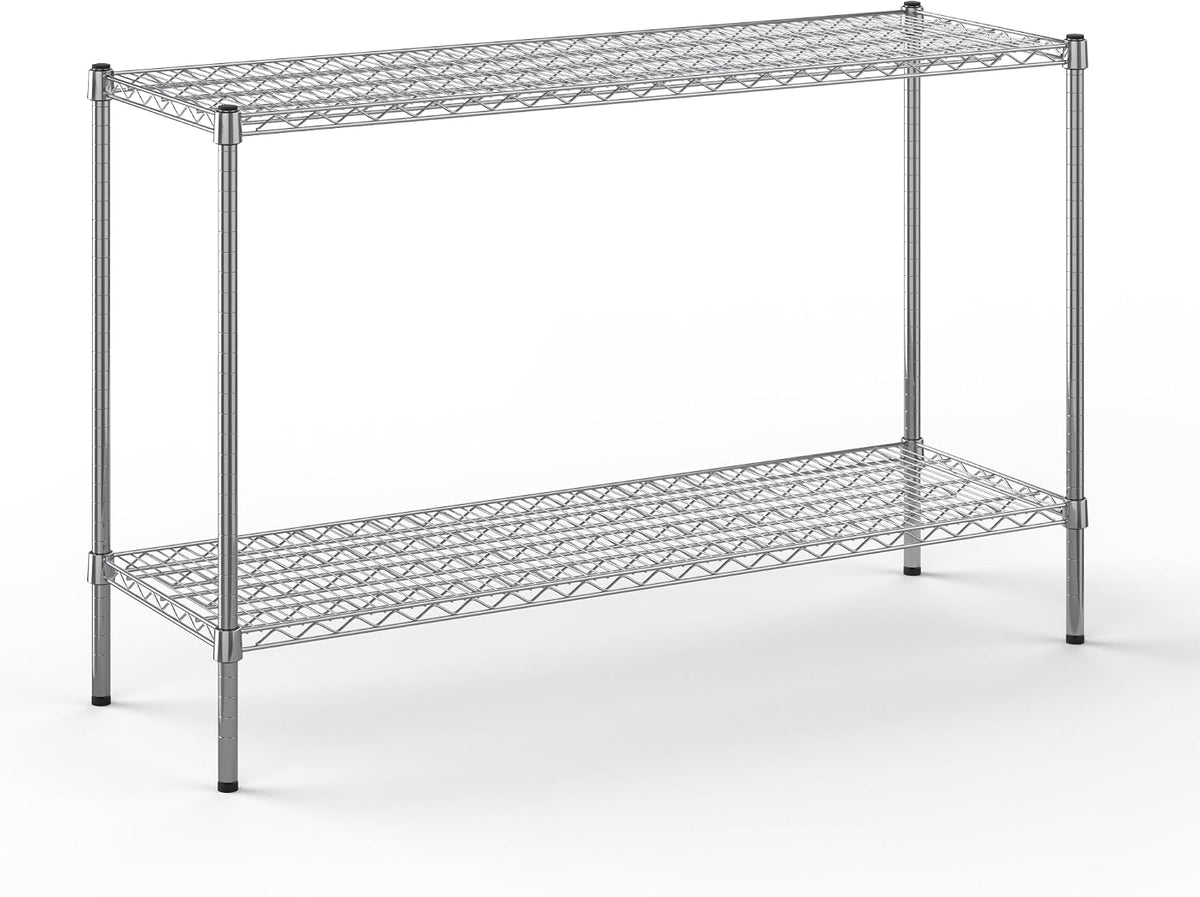 Regal Altair 18" Deep x 54" Wide x 34" Height Wire Shelving Kit | 2-Tier | NSF