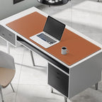 Mydours Cork & PU Leather Desk Mat, Dual-Sided Portable Desk Pad Blotter - Image 4