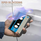 BWEGRHE Slim Credit Card Holder, Aluminum Minimalist Hard Case Pocket-Sized - Image 3