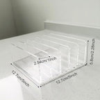 itechpanda Acrylic Mail Holder Clear File Sorter Desk Organizer Clean Desktop - Image 2