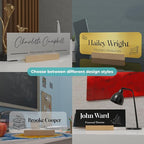 EGD Acrylic Desk Name Plate Personalized I Cute Office Decor I Office Desk - Image 4