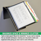ultimate office switchfile 10-pocket reference display organizer color, package contents