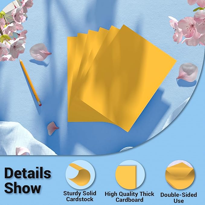 Cardstock 8.5 x 11, Thick Printer Paper 75 lb/200 gsm, 40 Sheets Card Stock - Image 3