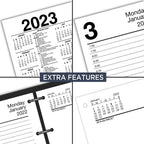 2022 Daily Desk Calendar Refill by AT-A-GLANCE, 3 1/2" X 5 27/32", Loose-Leaf (E71750)