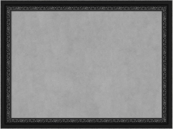 Amanti Art Black Framed Magnetic Board 24x32 Medium Vision Board by AmantiArt
