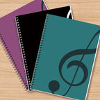 DOMMI Blank Sheet Music Composition Notebook 2 Packs, Manuscript Staff Paper - Image 4