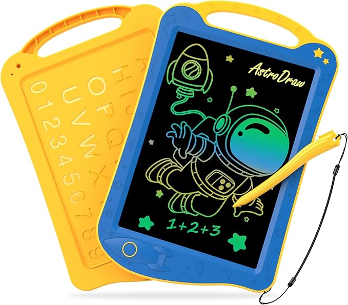HOMESTEC Astrodraw Drawing Pad Toys, Colorful LCD Writing Tablet by HOMESTEC