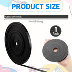AmazingSpark Magnetic Tape Roll Thin Strips, 0.39 Inch x 66 Feet Magnetic Board - Image 2
