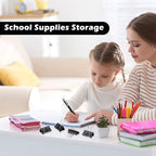 Yexiya 300 Pcs Medium Binder Clips Sturdy 1.25 Inch Black Paper Med Clips - Image 4