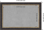 Amanti Art Black Framed Magnetic Board 25x37 Large Vision Board - Image 4