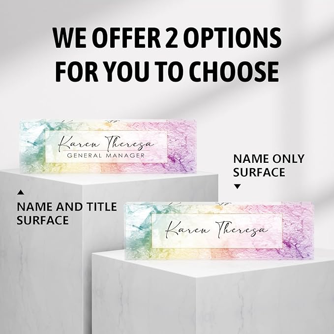 Custom Office Name Plate, Personalized Gifts - Image 6