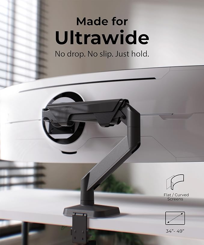 Modernsolid Heavy Duty Monitor Arm Desk Mount - Image 3