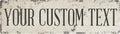 Rustic Custom Metal Signs