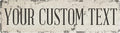 Rustic Custom Metal Signs by TheSignShoppe