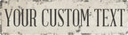 Rustic Custom Metal Signs by TheSignShoppe
