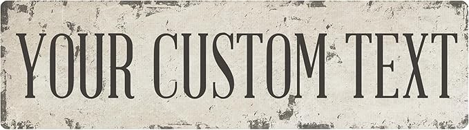 Rustic Custom Metal Signs by TheSignShoppe