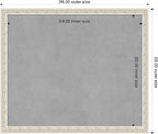 Amanti Art Silver Framed Magnetic Board 22x26 Medium Vision Board - Image 2