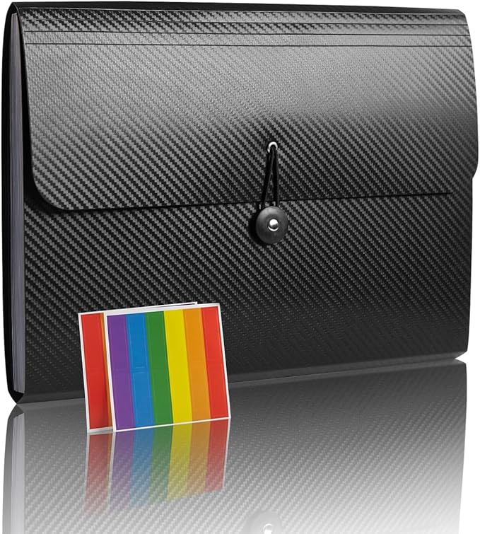 Expanding File Folder with 13 Pockets by Nicfaec