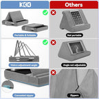 KDD Tablet Pillow Stand, Bed and Desk, Foldable Soft Pad Dock - Image 4