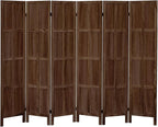 Leesinwing Wood Room Divider 6 Panel Folding Privacy Screen, Classic 5.6Ft - Image 6