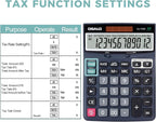 OSALO 12 Digits Desktop Calculator Extra Large LCD Display - Image 5
