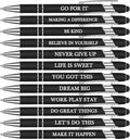 Zonon 12 Pcs Inspirational Pens Bulk Funny Ballpoint Pen by Zonon