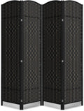 Cocosica 4 Panel Room Divider, 6Ft Folding Privacy Screen, Tall by cocosica