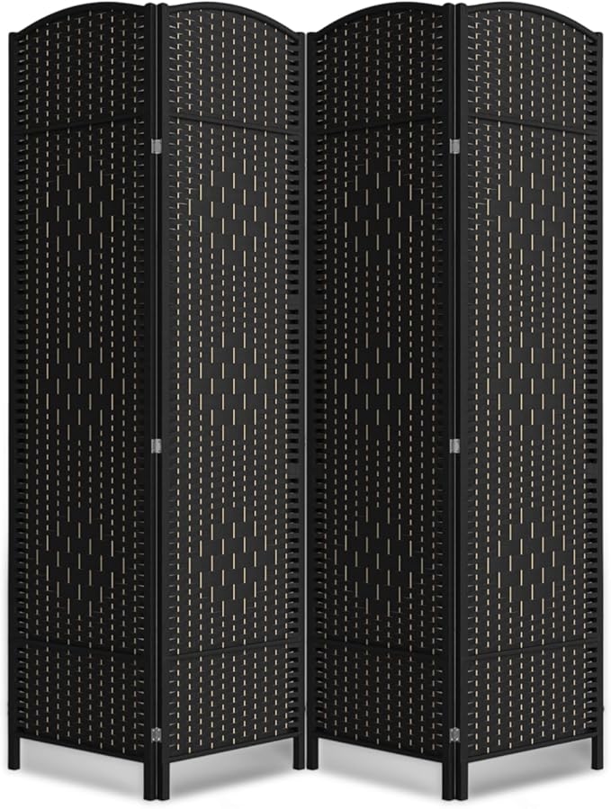 Cocosica 4 Panel Room Divider, 6Ft Folding Privacy Screen, Tall by cocosica