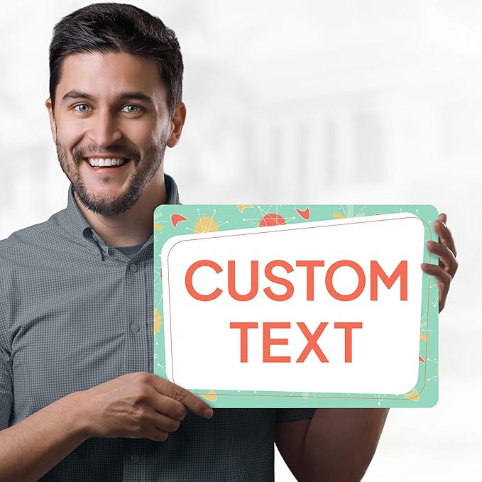 Custom Sign, Custom Street Sign, 11 Font Colors, 13 Font Styles, 4 Hole Options - Image 2